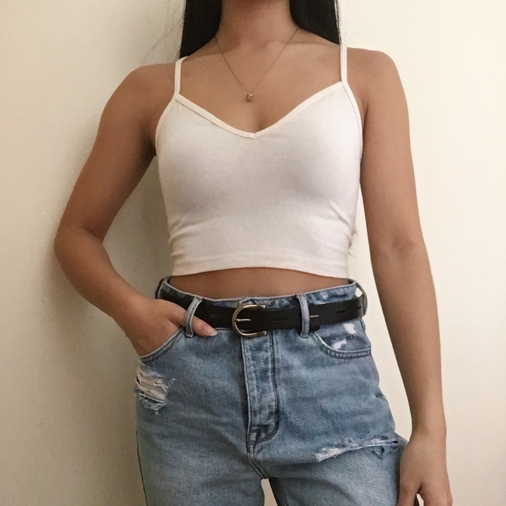 NWT Urban Outfitters White V-Neck Cami